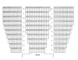 Main Stage Seating Chart Performing Arts Centerperforming