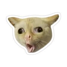 How Little Kids Cough Sticker Kids Cough Cat Memes Little Kids