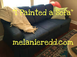 I decided the free brown couch would be a very fortunate opportunity to getting the green couch downstairs and had to mix the paint since you know what it is like to get a splatter of paint on your clothes, mixing it keeps it soft. I Painted A Sofa Really Salvaged Living
