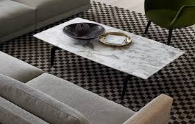 Tribeca coffee table, large, brass: Tribeca Coffee Table Poliform