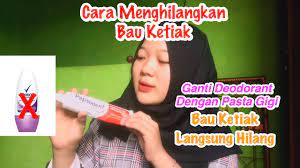 Cara menghilangkan bau ketiak dengan pasta gigi. Cara Menghilangkan Bau Ketiak Dengan Mudah Secara Permanen Youtube