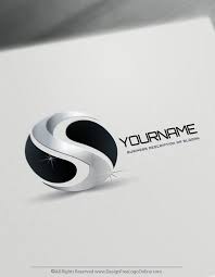 3d Logo Maker Flowing 3d Yin Yang Logo Template Yin Yang Logo Logo Design Samples Online Logo Design
