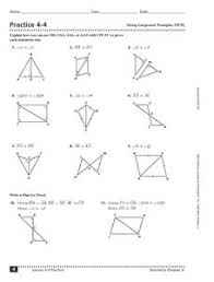 When two triangles are congruent, one can be moved through more rigid motions to coincide with the other. Congruent Triangles Lesson Plans Worksheets Lesson Planet