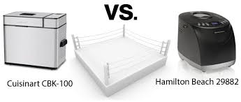 It has multiple settings for white bread, whole wheat bread, quick breads, etc, but have been unsuccessful in getting an acceptable loaf of bread yet! Cuisinart Cbk 100 Vs Hamilton Beach 29882 Full Comparison
