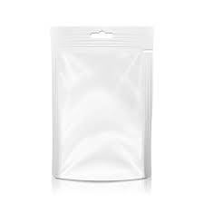 Download White Blank Plastic Pocket Bag Vector Realistic Mock Up Template Of Plastic Foil Or Drink Doypack Bag Clean Hang Slot Packing Design Template Isolated Illustra Packing Design Design Template Plastic Foil