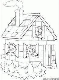 Dibujo De La Casa De Los Tres Cerditos