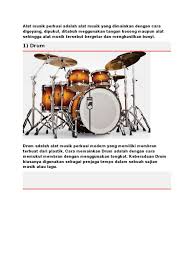 Angklung juga telah diakui sebagai warisan indonesia oleh unesco. Alat Musik Perkusi Adalah Alat Musik Yang Dimainkan Dengan Cara Digoyang Docx