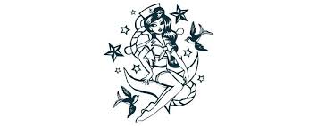 Taking the traditional black on a white tattoo, and changing it up to white on black, an inverted design is the reverse of the standard image. Traditional Sailor Tattoo Yachting Com
