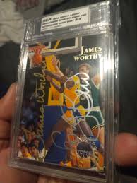 Larry Bird & James Worthy Dual Autographs Boston Celtics/L.A. Lakers  Legends HOF