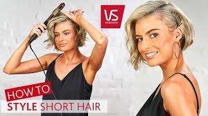 She uses aquage mega holding gel, a vent brush, a round brush, a blow. Easy Ways To Dry Style Short Hair To Perfection Vs Sassoon Australia