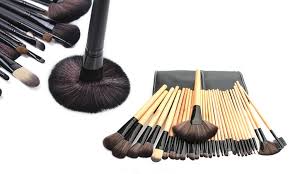 32 piece makeup brush set groupon goods