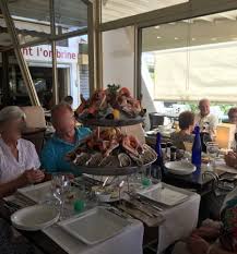 Plateau De Fruits De Mer Comprenant Tourteau Huitres Langoustines Bulots Palourdes Gambas Et Mo Picture Of L Ombrine La Grande Motte Tripadvisor