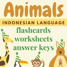 You can view the names in hindi fonts, tamil fonts and english transliteration. Animals Indonesian Flashcards Worksheets Binatang Bahasa Indonesia