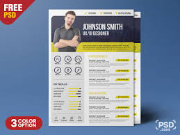But if you want the easier way, you can choose word resume templates which. Creative Resume Template Psd Uxfree Com