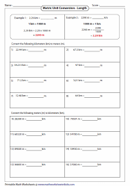 Metric Unit Conversion Worksheets Measurement Conversions Measurement Worksheets Converting Metric Units