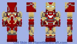 The minecraft version of ironman! Iron Man Mark 85 Endgame Minecraft Skin