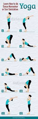 Suryanamaskar Yoga Is All About Good Health Especially For Those Stressed Out After Day S Work Let S See 12 Steps How To Do Yoga Surya Namaskar Yoga Poses