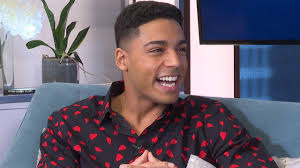 'All American's Michael Evans Behling Gets Love and Acting Advice From His  TV Dad Taye Diggs