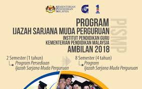 Calon yang lulus program ppismp akan diberikan sijil tamat ppismp dan ditawarkan mengikuti program ijazah sarjana muda penguruan selama empat tahun atau lapan semester di ipg. Permohonan Pismp Ipg 2018 Online