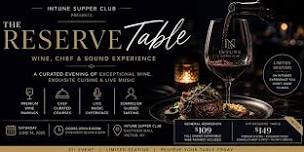 The Reserve Table: Wine, Chef & Sound Experience