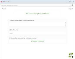 When visitor click download now button files will downloading directly from official sources(owners sites). Zip Reader Extension Opera Add Ons