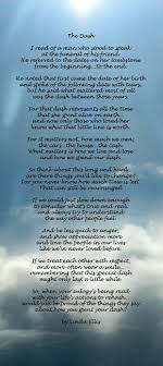 A Life Well Lived A Beautiful And Touching Reminder That Little Dash Grief Quotes Best Poems Funeral Poems