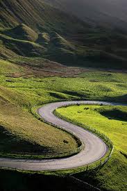 S Shaped Bend On A Country Road Poster by Photos By R A Kearton - Photos.com