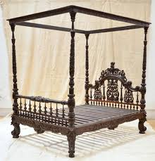 Anglo Indian Carved Bed In Mumbai Maharashtra India Collectors Corner Exports Carved Beds Indian Bedroom Design Colonial Furniture Plans
