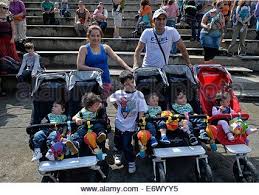 Stock Photo Alexandra Kinova 24 Year Old Mother Of First Czech Quintuplets With Her Partner Antonin Kroscen And With The Old Mother 24 Years Old Old Things