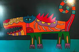 Milo Lockett No Title Painting Canvas Painting Acrylic Canvas