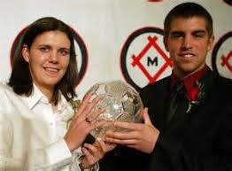 Christine sinclair is 34 years old (birthdate: Christine Sinclair Mac Hermann Trophy