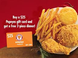 Gift cards can be redeemed at select retail store locations. Popeyes Hawaii Give The Gift Of Great Chicken Buy Your Facebook