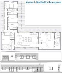 Drive under garage house plans vary in their layouts, but usually offer parking that is accessed from the front of the home, with stairs (and sometimes an elevator also) leading upstairs to living spaces. L Shape Masters On Opposite Ends Garage In The Middle Garage House Plans New House Plans House Floor Plans