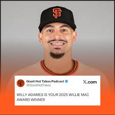 Willy Adames is your 2025 Willie Mac award winner. There could not be a  more deserving guy. What a leader and great person we have to lead this  team. Thank you Willy!