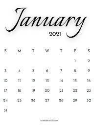 January 2021 Calligraphy Calendar Free Download In 2020 Calligraphy Calendar Free Printable Calendar Templates Printable Calendar Template