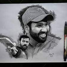 Rohit sharma thug life savage moments of rohit sharma funny moments of rohitsharma thuglife. What A Comeback Celebrity Drawings Pencil Sketch Portrait Portrait Sketches
