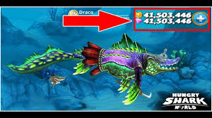 Hungry Shark World Mod Apk 3 7 0 Shark Free Gems All Sharks