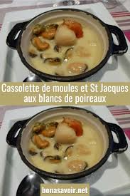 Cassolette De Moules Et St Jacques Aux Blancs De Poireaux Bon A Savoir Christmas Brunch Recipes Fall Cocktails Recipes Christmas Cocktails Recipes