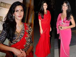 Beautiful Looks of Katrina Kaif in Saree - Unseen Pics | Styles At Life