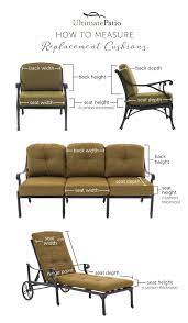 How To Measure Outdoor Replacement Cushions Bbqguys Patio Seat Cushions Outdoor Furniture Ideas Patio Chairs Replacement Cushions Outdoor