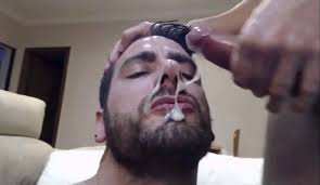 Beards: Cumming 2 thick loads over his face - ThisVid.com