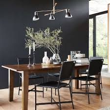 Crate and barrel tig metal dining chair. Laredo Black Leather Dining Chair Reviews Crate And Barrel