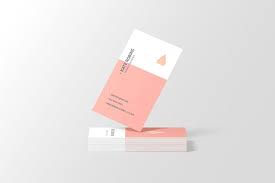 Portrait Business Card Mockup In 2020 Business Card Mock Up Business Card Size Business Cards