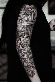 Wonderful Looking Floral Sleeve Tattoo The Sleeves Are Adorned With Various Flowers As It Creates A Magi Floral Tattoo Sleeve Sleeve Tattoos For Women Tattoos