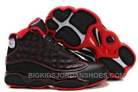 Black And Red 13 Http Www Bigkidsjordanshoes Com New Kids Air Jordan 13 Black Red Lettering Html New Kids Air Jordan 13 Blac Air Jordans Jordan Shoes For Kids Jordan 13 Black