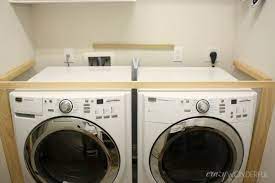 Luckily, the installation process is easy, too. Diy Built In Washer Dryer Crazy Wonderful