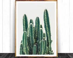 Looking for ways to spruce up your interiors and make it effortlessly stylish? Cactus Print Etsy Uk Cactus Wall Art Cactus Print Boho Wall Decor