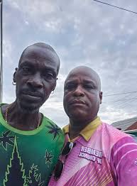 Clean up in Port of Spain, North McShine Terrace area