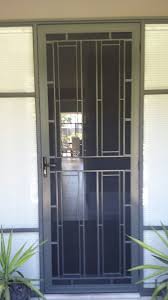aluminum frame security door with colonial casting decorative grille installed in waverley park metal doors design aluminium doors grill door design