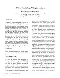 Prioritizing outcomes for advance care planning research: Pdf Spass A Scientific Paper Writing Support System Sdiwc Organization Academia Edu